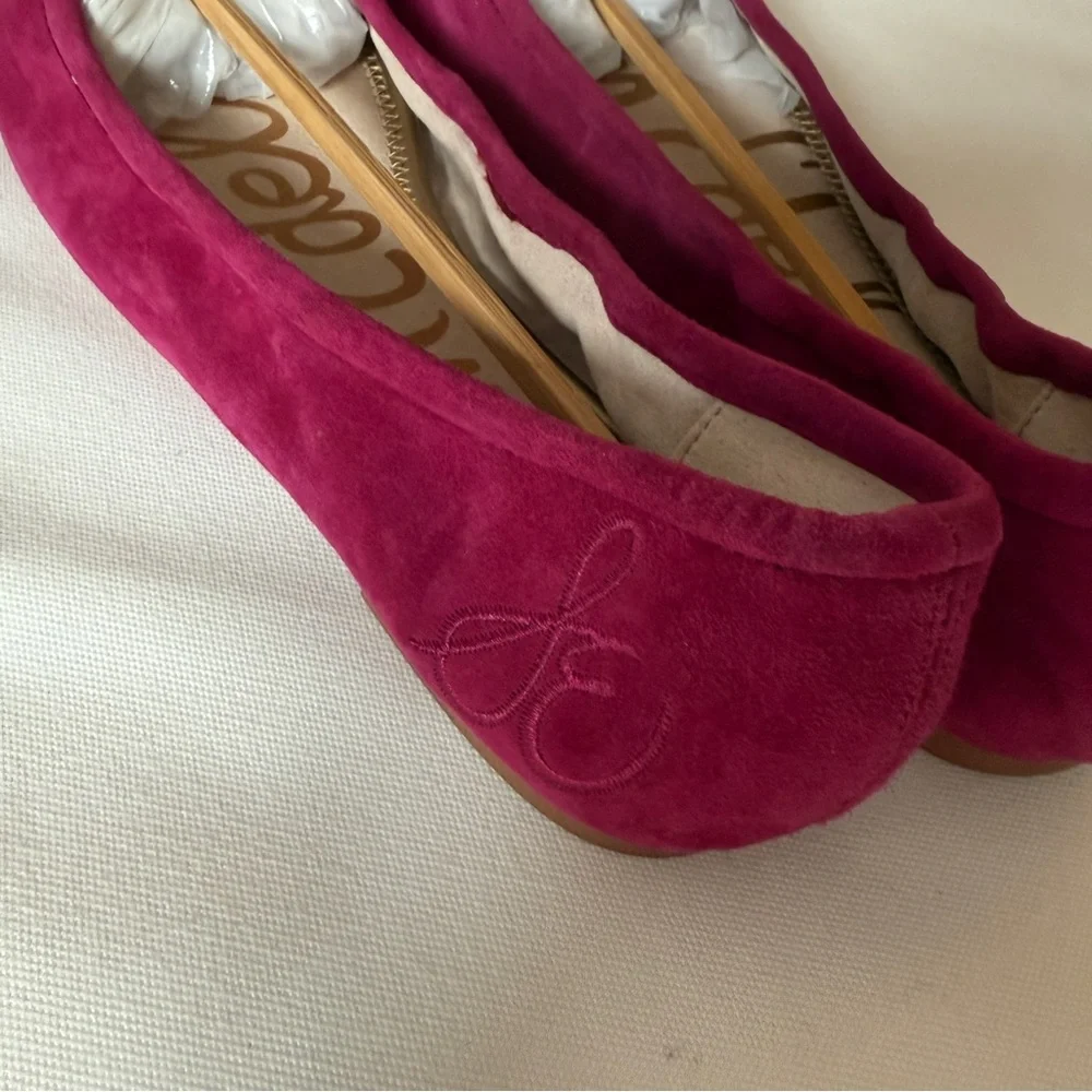 Sam Edelman raspberry colored Felicia ballet flat size 9. NEW - Picture 4 of 7